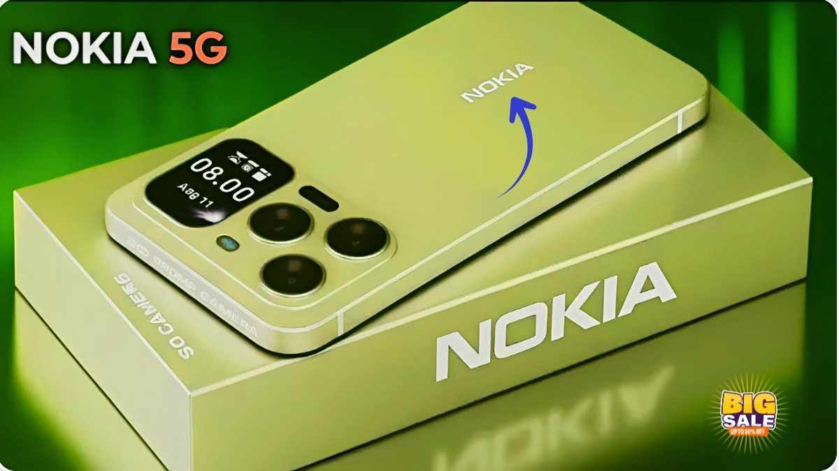 Nokia 1100 5G 2026 Launch 520MP Camera 7500mAh Battery at Just ₹9,998