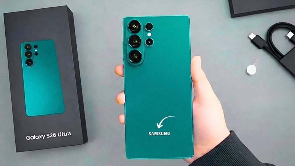 Samsung Galaxy S26 5G 2026 450MP Camera Smartphone with Big Battery and Fast Performance