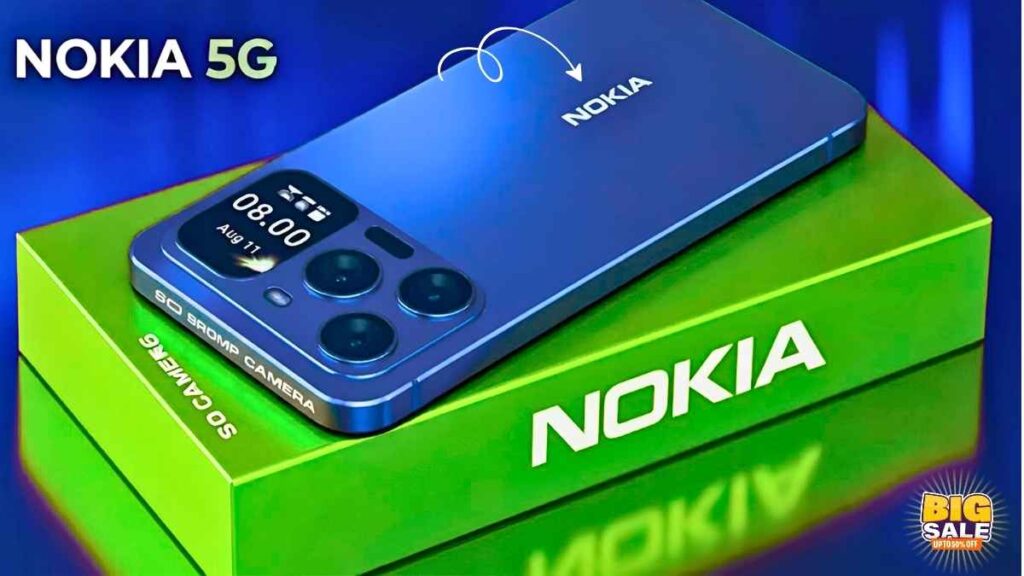 Nokia 1100 5G Classic Design Smartphone with 520MP Camera and 7500mAh Battery